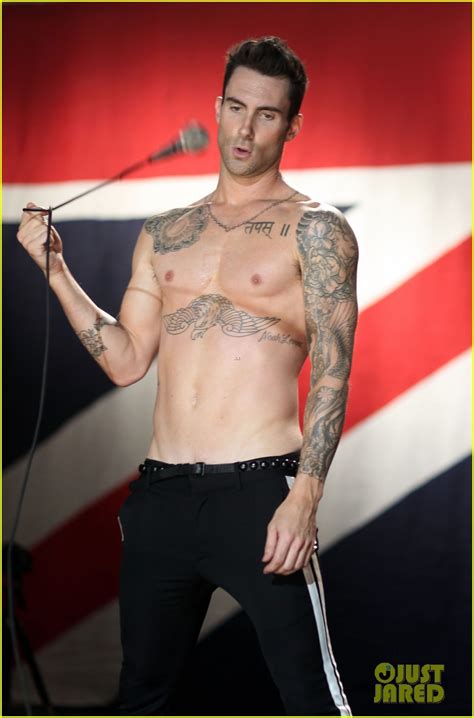 Adam Levine Debuts Giant New Back Tattoo of a Mermaid!: Photo 3509354 ...