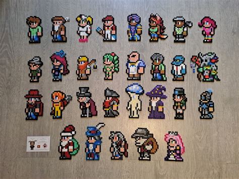 Terraria Npcs Perler Beads Etsy