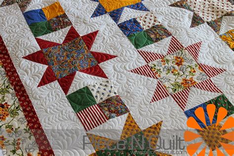 Piece N Quilt Sawtooth Star Quilt