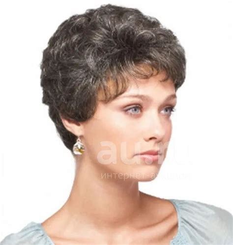 Парик с короткой стрижкой чёрный — купить в Красноярске. Состояние ...