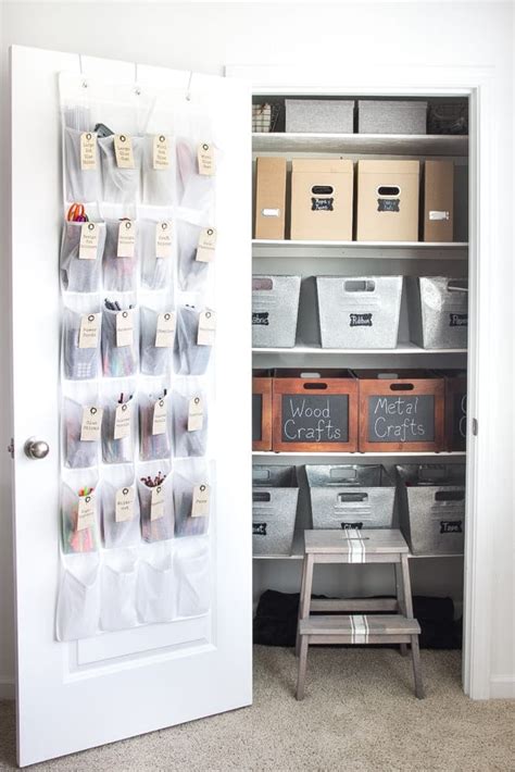How to Organize a Craft Closet 