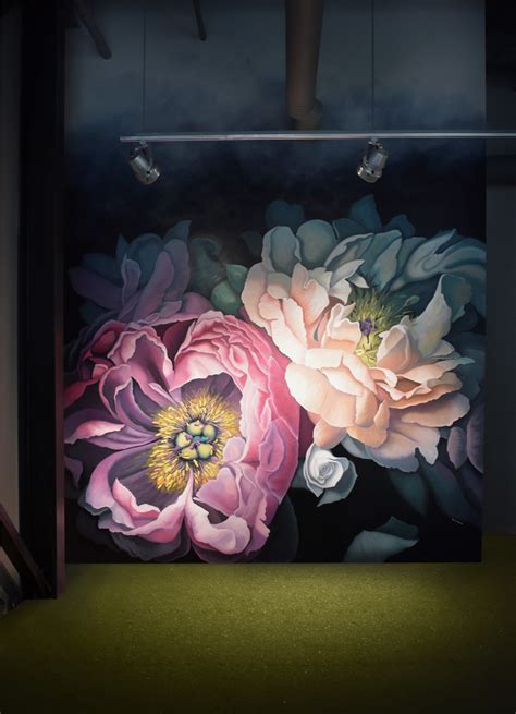 Bohemian Blooms Mural By Nicolette Atelier Seen At 111 Park Ave