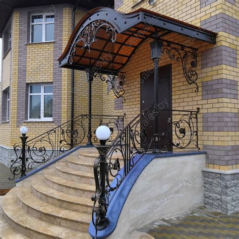 Красивые навесы над крыльцом частного дома (69 фото) - фото - картинки ...