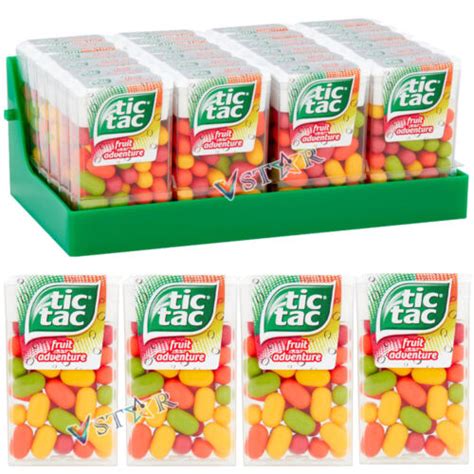 Tic Tac Variety Flavour Orange Mint Fruit Cherry Cola Etc Sweets 18g