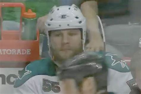 Stunning Babe Taunts Ice Hockey Player By Pressing Her Naked Boobs Against Penalty Box Daily Star