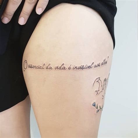 A Woman With A Tattoo On Her Thigh Saying I Cannot T Do What Is