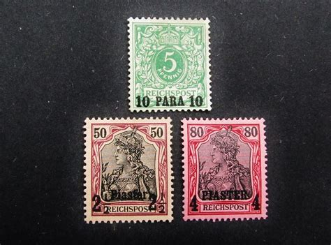 Nystamps German Offices Abroad Turkish Empire Stamp 8 20 Mint OG H