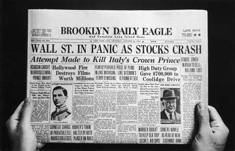 Stock Market Crash of 1929 Definition