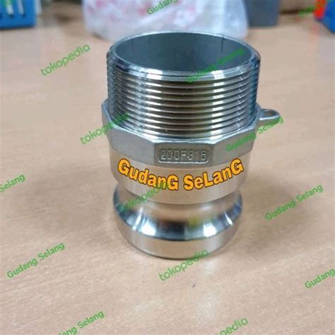 Promo Camlock Stainless Steel Tipe F Uk 2in Coupling Drat Npt Selang