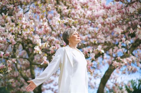 Portrait Of Beautiful Mature 55 60 Year Old Woman Stock Photo Image Of Design Hair 330253680