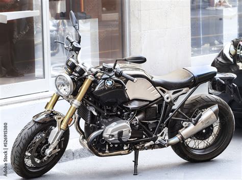 Naked Bmw R Ninet Scrambler Milan Italy August Stock Photo Adobe Stock