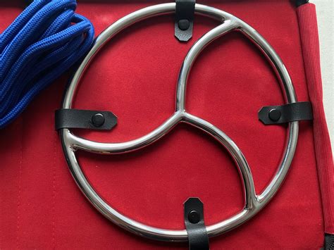 Stainless Steel Shibari Set With Shibari Suspension Ring Bondage Anal Hook And Rope Etsy