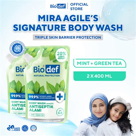 Jual Mira Agile S Signature Biodef Natural Protection Mint Green