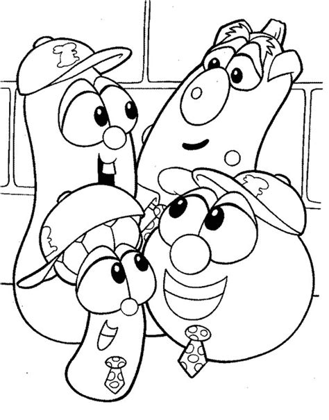 Veggie Tales Madame Blueberry Coloring Pages