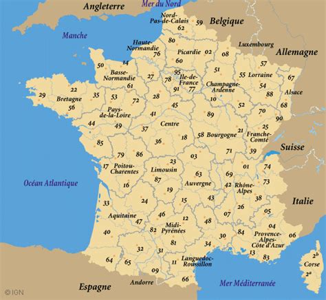 carte de france  departement  villes altoservices