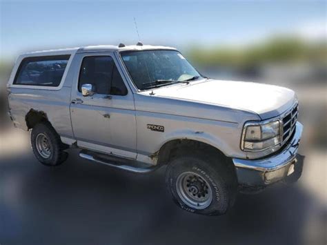 1996 FORD BRONCO U100 Photos CO DENVER SOUTH Repairable Salvage