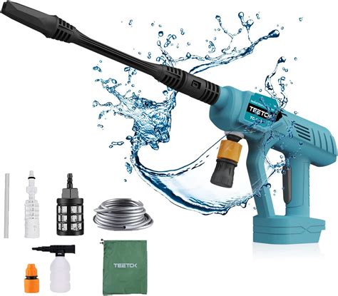 Akku-Hochdruckreiniger, 18V Kompatibel für Makita Akku, zum Waschen von ...