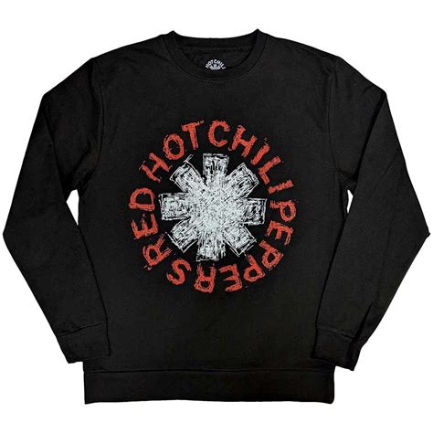 楽天市場 レッドホットチリペッパーズ Red Hot Chilli Peppers オフィシャル商品 ユニセックス Scribble スウェットシャツ 長袖 トレーナー 海外通販