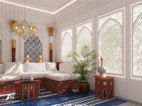 arabic style interior design behance