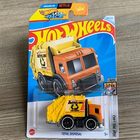 Toys Hot Wheels Garbage Truck Total Disposal Hw Metro Hotwheels Lets Race New 224 Poshmark