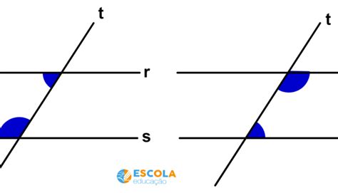 O Que Sao Angulos Colaterais - Ângulos colaterais internos - Escola Educação