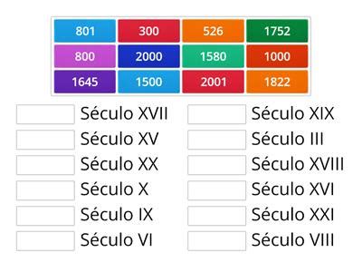 Como Contar Seculos - Datas e séculos - Recursos de ensino