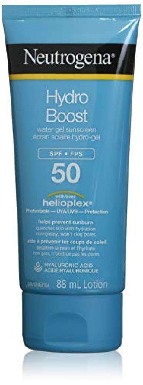 Neutrogena Hydro Boost Water Gel Face Sunscreen Spf 50 88ml — Deals From Savealoonie