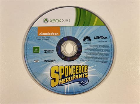 Spongebob Heropants Microsoft Xbox 360 Gamefleets