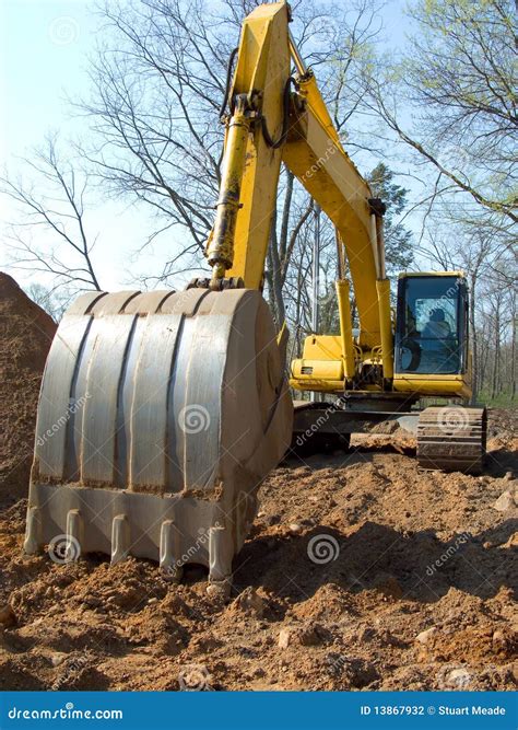 Track Hoe Construction Excavator Stock Photo Image Of Track