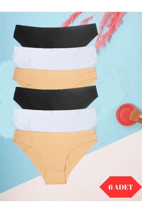 Adeniz Kad N L Diki Siz Lazer Kesim Iz Yapmaz Likral Bikini Slip K Lot Fiyat Yorumlar