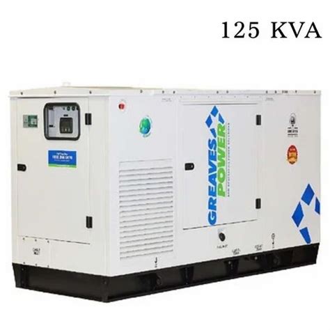 Greaves Power 125 Kva Silent Diesel Generator At Rs 678000 Greaves Power Diesel Generator In