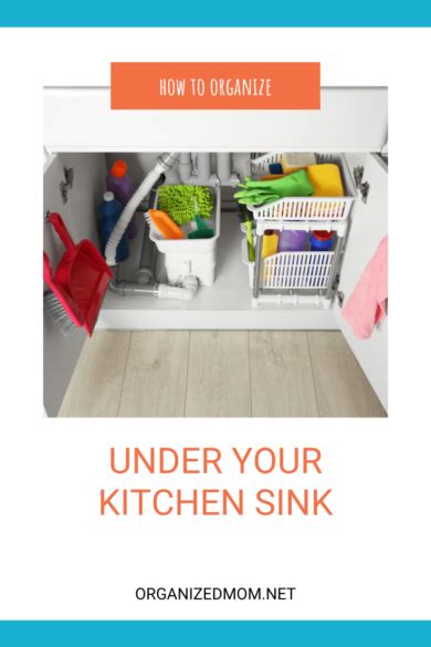 How To Organize Under Your Kitchen Sink The Organized Mom