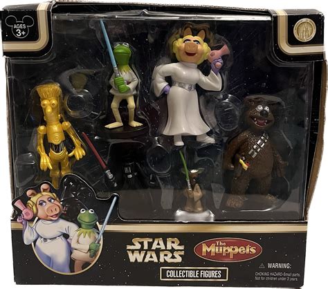 Star Wars Muppets Figure Set 2008 Disney Star Tours I Remember These