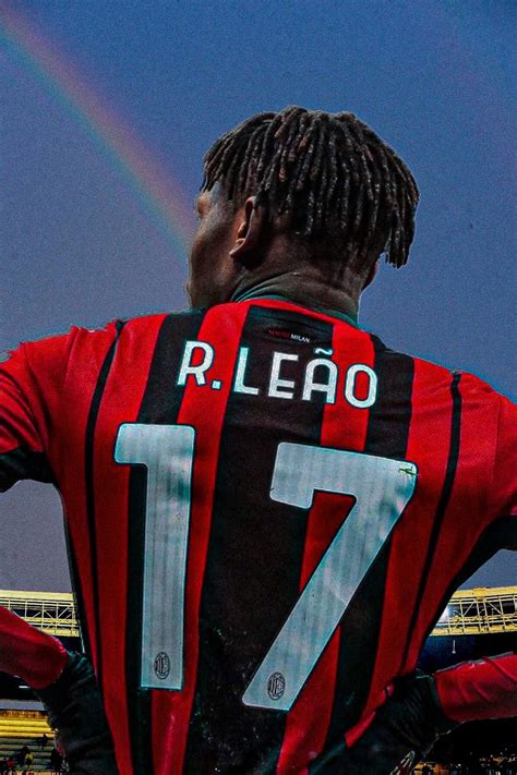 Sfondo Ac Milan Rafael Leao Immagini Di Calcio Foto Di Calcio Calcio