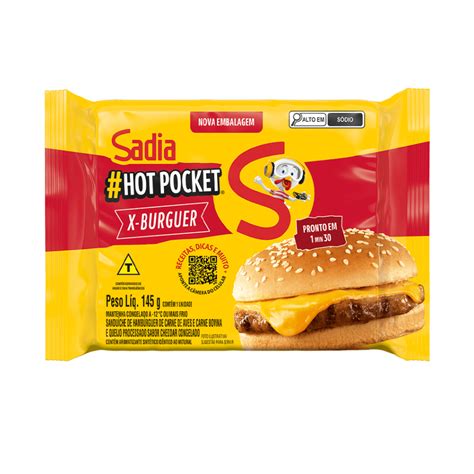 Sadia Hot Pocket X Burguer G