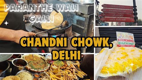 Chandni Chowk Paranthe Wali Galli Delhi Paranthe Chandnichowk Youtube