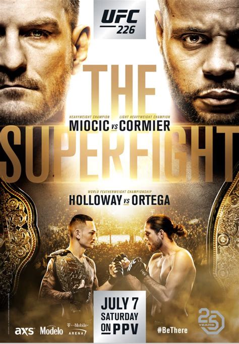 Official Ufc226 Poster Ufc Poster Ufc Event Poster