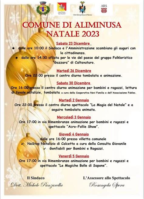 Unione Dei Comuni Madonie NATALE A ALIMINUSA Unione Madonie