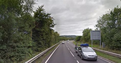 Car Crashes Into A38 Barrier Near Exeter Live Updates Devon Live