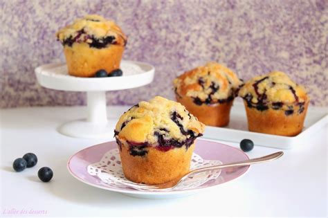 L All E Des Desserts Muffins Aux Myrtilles Ultra Moelleux