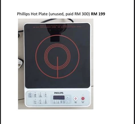 Philips Hot Plat Electric Cooker TV Home Appliances Kitchen Appliances Cookers On Carousell
