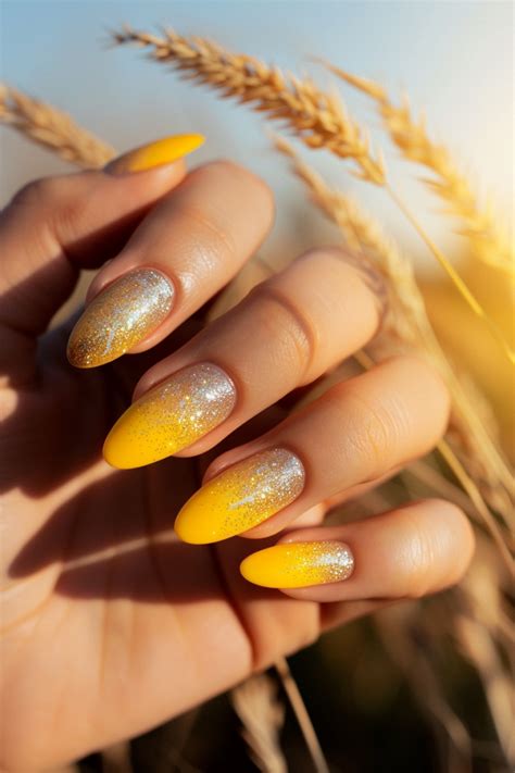 35 Yellow Ombre Nail Designs To Brighten Your Day