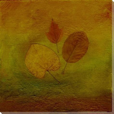 Autumn Leaves Six Wrapped Canvas Giclee Print Wall Art - Wall Decor ...