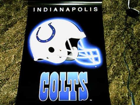 Indianapolis Colts Football Team Poster Artwork