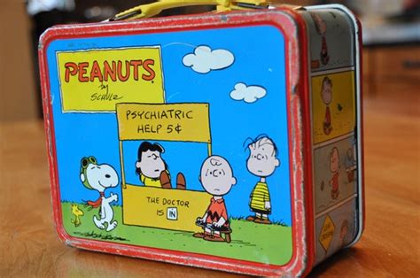 PEANUTS metal Lunch Box by Thermos 1973