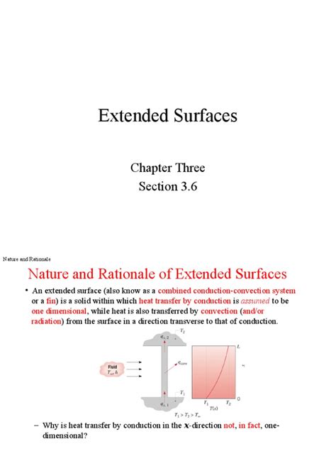 extended surfaces  thermal conduction heat transfer