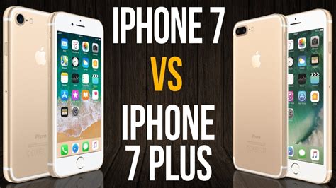 Iphone 7 Vs Iphone 7 Plus Comparativo Youtube