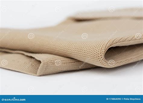 Close Up Of Flat Knit Graduated Compression Garments For Leg Lymphedema