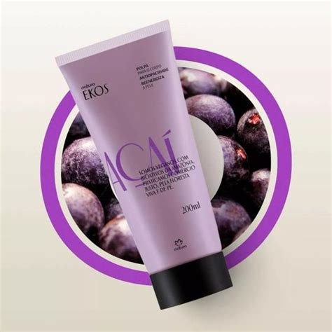 Polpa Desodorante Hidratante Para o Corpo Natura Ekos Açaí 200ml