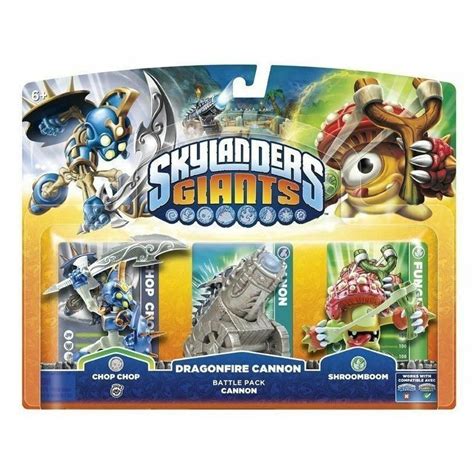 Комплект от три фигурки Skylanders Giants, Battle Pack, Chop Chop ...